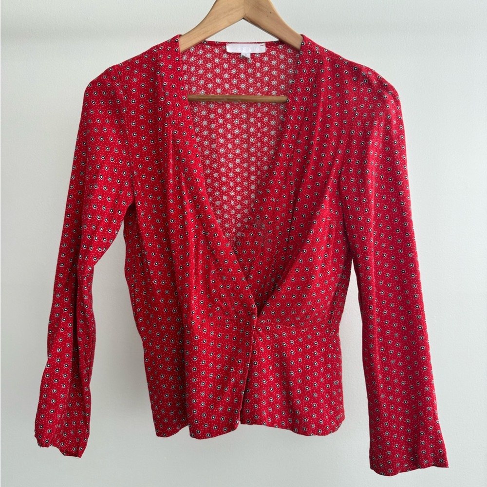 Cooperative Wrap Blouse